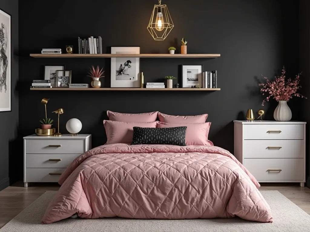 Paredes escuras na decoração