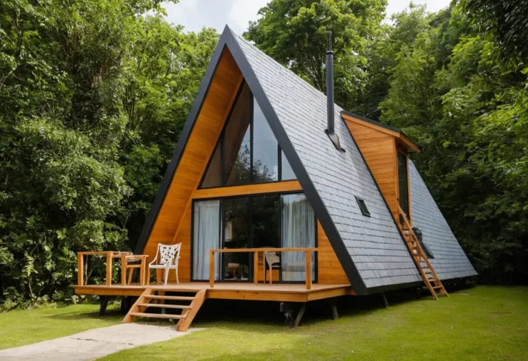 chalé pequeno A-Frame
